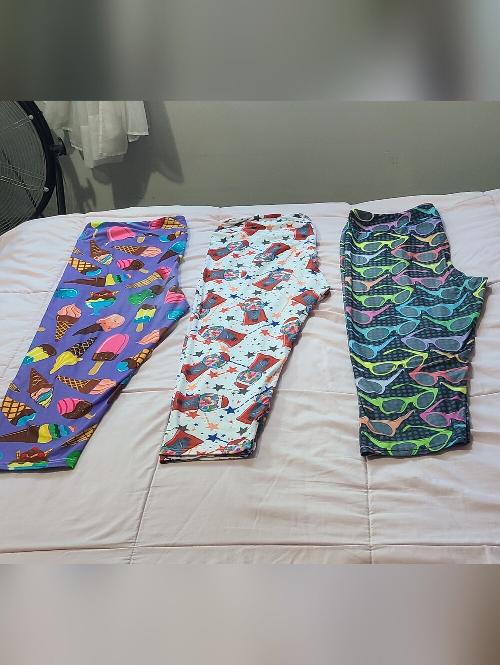 Womans TC2 Capri Leggings. Three Pair